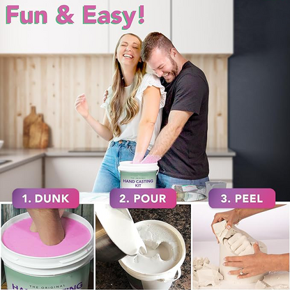 Hand Casting Kit for Couples – Perfect Anniversary & Wedding Gift