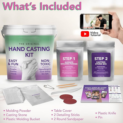 Hand Casting Kit for Couples – Perfect Anniversary & Wedding Gift