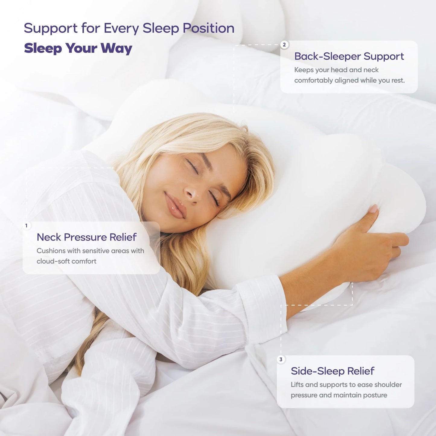 TrendAmia -  Cloud Align Pillow