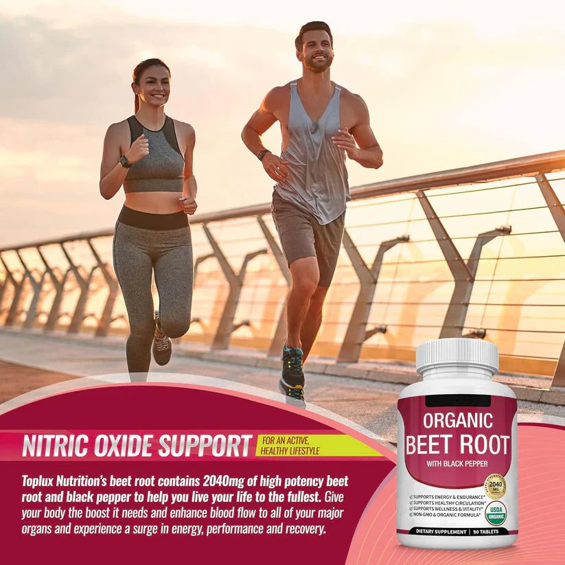 Organic Beet Root Powder Tablets - 2040mg
